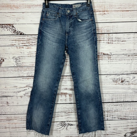 AG Adriano Goldschmied Kinsley contour 360 Pop crop size 24 jeans - Picture 1 of 10